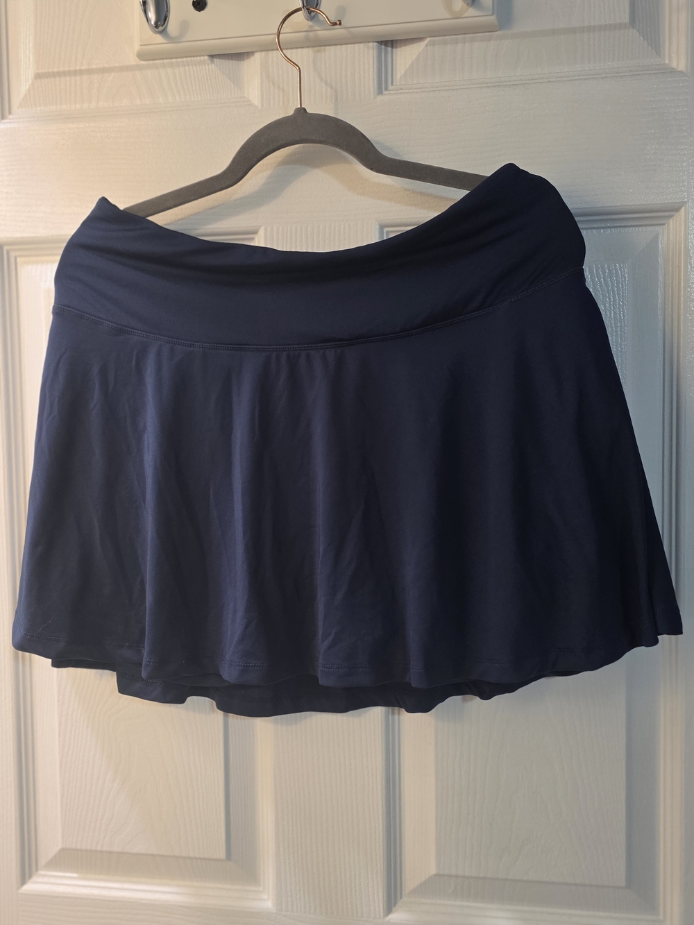 Women's Active A-Line Skort in Navy With Pockets & Secret Pocket On Backside XL